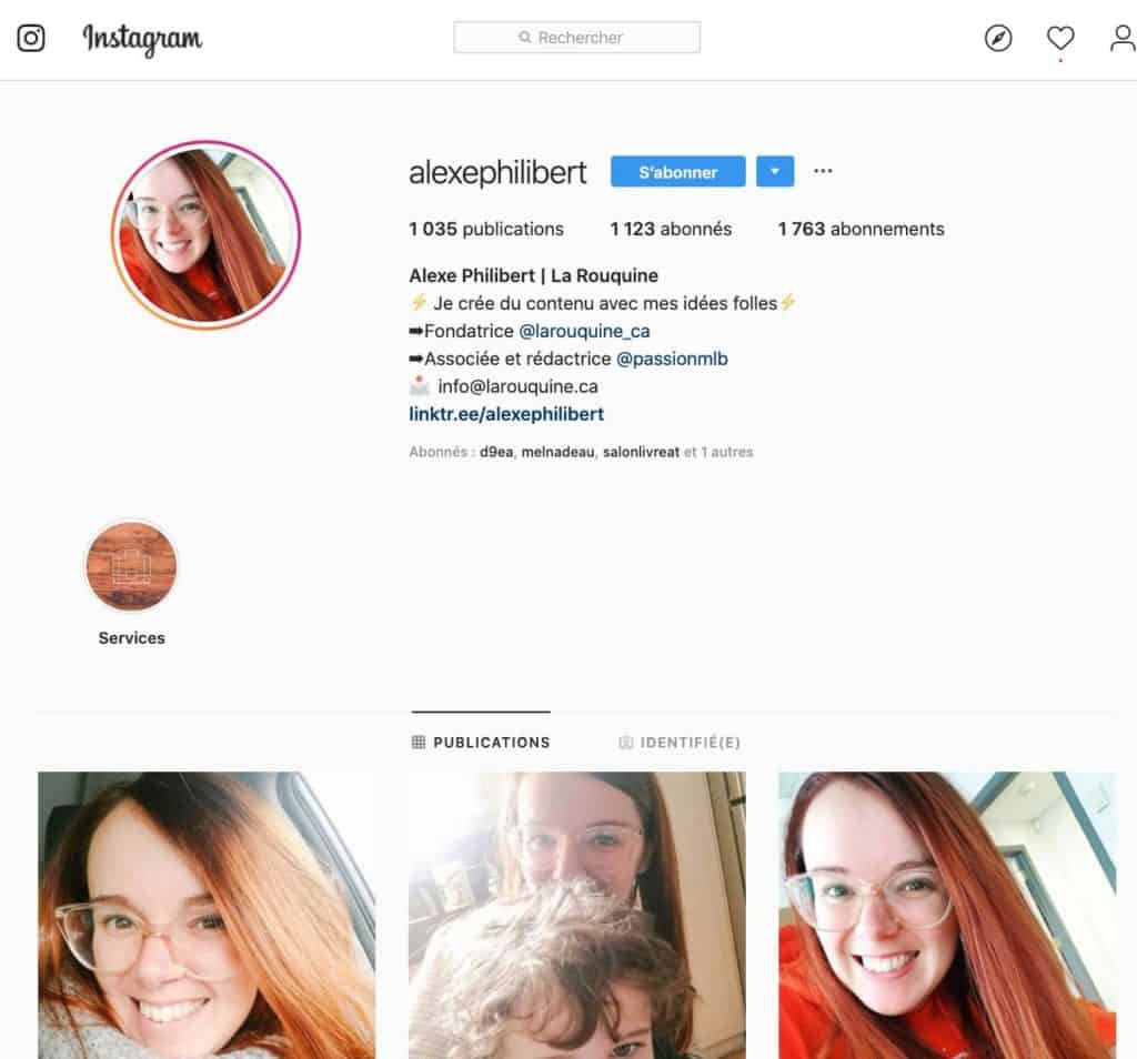 Avec 1123 abonnés, je suis considérée comme une nano-influenceur. (Allô ma face et chevelure rousse)